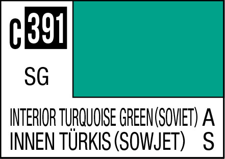 Mr Hobby C391 – Interior Turquoise Green (Soviet) – Mr. Color (Copia)