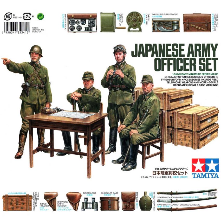 Tamiya 35341 Japanese Army Officer Set – AMT Modellismo
