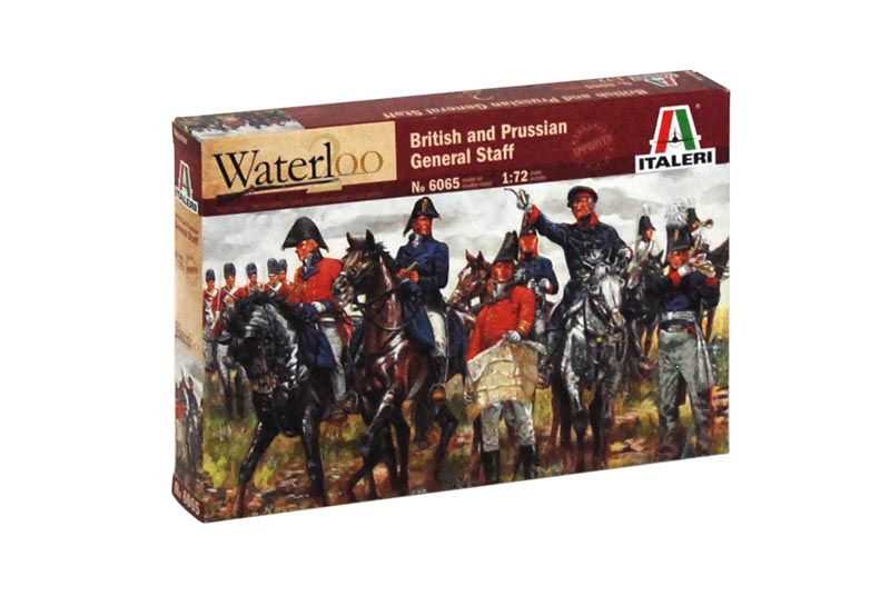 Figurines Maquette Italeri 1:72 - État-major Britannique & Prussien - Réf. 6065 - Neuf
