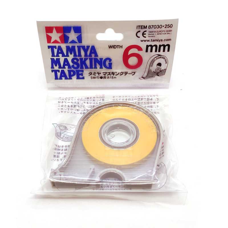 Tamiya 87030 Masking Tape 6mm With Dispenser – Japan Import Model Building Hobby Tool