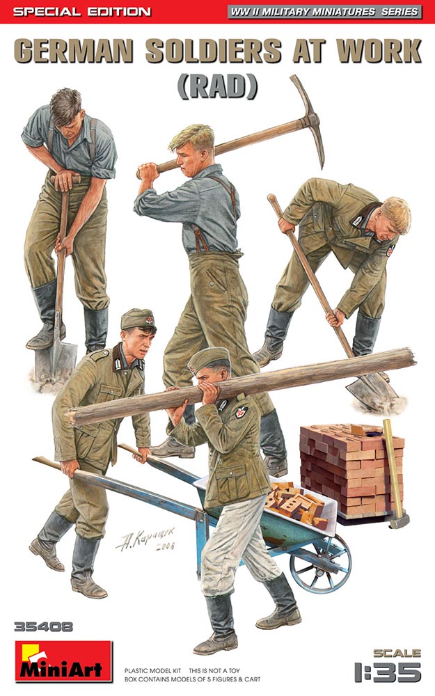 Kit De Modélisme Miniart U.S. Soldiers At Rest 1:35 - Édition Spéciale, Neuf !